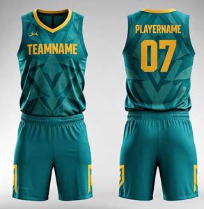 ชุดบาสเก็ตบอลออกแบบเอง พิมพ์โลโก้ เสื้อบาสเก็ตบอลผู้ชาย 100% โพลีเอสเตอร์ ชุดบาสเก็ตบอล ผู้ผลิตขายส่ง - Product Image 6