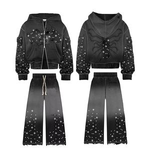 Survêtement deux pièces de survêtement sur mesure de haute qualité pour hommes et femmes avec des matériaux respirants confortables - Product Image 5