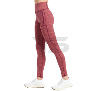 กางเกงโยคะมีตะเข็บทรงวีลึกสำหรับผู้หญิงกางเกงฝึกยิมเอวสูง - Product Image 2
