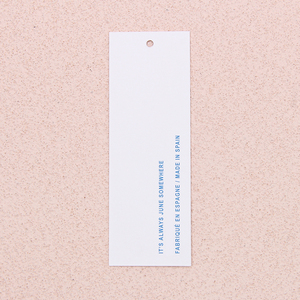 ป้ายแขวนกระดาษรีไซเคิลเป็นมิตรกับสิ่งแวดล้อมสำหรับเสื้อผ้าและรองเท้าพร้อมโลโก้กำหนดรูปร่างและขนาดได้เอง - Product Image 5