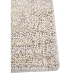 Tapis en laine noué à la main de couleur unie ivoire, grand tapis de salon AIWL-3057 pour la décoration de la maison - Product Image 4