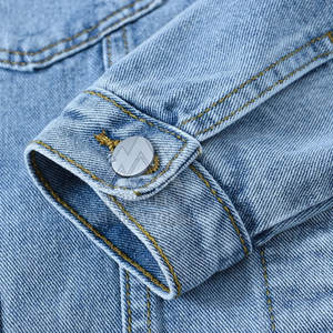 แจ็คเก็ตยีนส์ดีไซน์สตรีทแวร์จากโรงงาน  ขายพร้อมรับออกแบบตามสั่ง  สำหรับผู้หญิง - Product Image 5