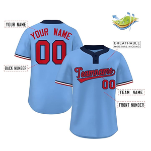Uniformes de béisbol de poliéster personalizados de nuevo estilo, uniformes de béisbol con costuras de alta calidad y ajuste regular liso - Product Image 2