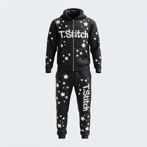 Nouveauté : Ensemble de survêtement pour homme, style streetwear, léger, respirant, séchage rapide, fermeture éclair intégrale - Product Image 3