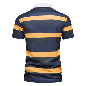 Fabricante de Ropa de Primera Calidad, Nueva Colección de Primavera con Logotipo Personalizado, Camisetas Polo de Punto de Color Sólido Transpirables de Moda de Verano para Hombre - Product Image 5