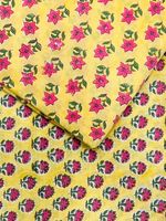 100% coton tissu main bloc imprimé matière première légère pour robe de filles pour sacs H-53 d'approvisionnement d'usine directe