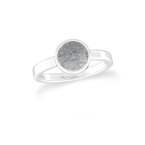 Anillos de Plata de Ley 925 de Alta Calidad con Forma de Meteorito, Engaste de Bisel, Joyería de Moda Hecha a Mano para Mujer, Regalo para Bodas y Fiestas - Product Image 1
