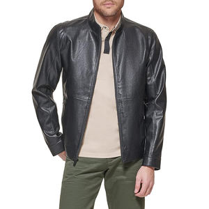 Veste bomber en cuir véritable pour homme, veste en cuir véritable pour homme, logo personnalisé, broderie, veste pour homme - Product Image 2