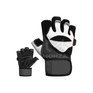Guantes de medio dedo más vendidos, transpirables, diseño personalizado, guantes de medio dedo de la mejor calidad, hechos en Pakistán - Product Image 5