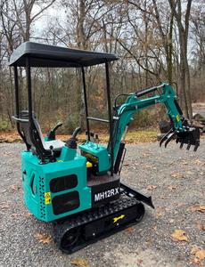 LIVRAISON GRATUITE EPA CE Approuvé CFG MH12RX Tout Neuf Mini Excavatrice sur Chenilles de 1 tonne Moteur à Essence Briggs 15cv Open ROPS Pouce Hydraulique - Product Image 2