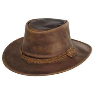 Sombrero de Vaquero de Cuero Artesanal, Moderno y Ecológico, Protección Solar para Viajes al Aire Libre, para Adultos Unisex, Hecho en India - Product Image 2