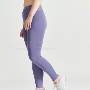 Leggings de yoga pour femmes, taille haute, grande taille, design personnalisé, élastiques, en spandex/polyester, extensibles dans quatre sens, respirants, style unique - Product Image 2