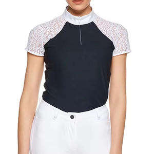 Mode dames vêtements équestres séchage rapide chemises de spectacle vêtements d'équitation femmes chemises meilleure qualité fabrication chemise de spectacle - Product Image 1