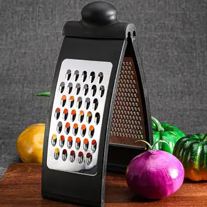 New Professional Atacado 2 Lado Multifuncional Multiuso Plástico À Mão o Manual Do Vegetal de Cozinha Em Aço Inoxidável Queijo