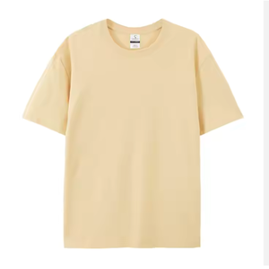 Camiseta de Algodón Raglán Casual Premium para Hombre, Antiarrugas, Ecológica, Transpirable, Tejido de Punto Estampado, Alta Calidad, Sólida - Product Image 4