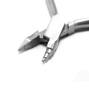 Pince manuelle ergonomique à 3 mors pour la formation et l'ajustement de boucles de fil, pour orthodontie jeune et chirurgie dentaire de précision, en acier inoxydable CE - Product Image 6