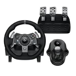 Volante de Carreras y Pedales Logitech G920 de Alta Calidad, Force Feedback + Palanca de Cambios G Driving Force - Product Image 1