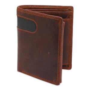 Business Leather Wallet With Id <b>Window</b> Leather Wallet Designed For Executives Mens Leather Wallet Premium - Product Image 2
