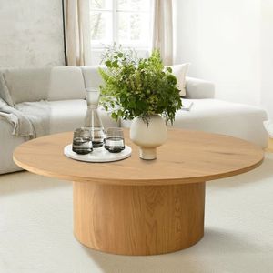 Mesa de Centro de Madera Diseñada para Espacios de Vida Confortables con Madera Resistente y Proporciones de Diseño Refinadas - Product Image 3