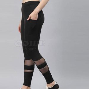 Leggings de sport décontractés pour femmes, leggings sans couture qui remontent les fesses, leggings taille haute personnalisés à effet push-up en vente - Product Image 5