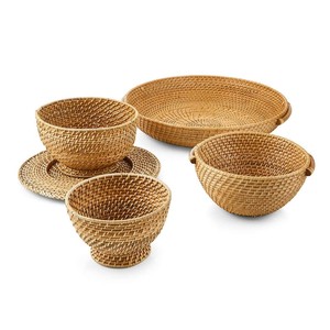 Cesta pequeña tejida a mano para regalos, almacenamiento de adornos, contenedor de mimbre sostenible, cestas para guardar objetos. - Product Image 6