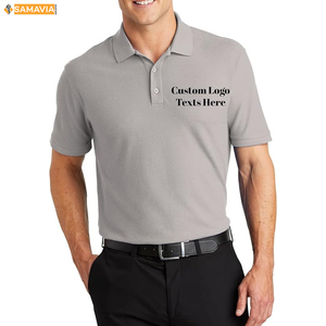 Samavia เสื้อโปโลผู้ชายแบบกำหนดเองเสื้อเชิ้ตคอปกผ้าฝ้ายระบายอากาศได้ดีมีสไตล์เสื้อผ้าแฟชั่นฤดูร้อนสำหรับเราสหราชอาณาจักร - Product Image 5