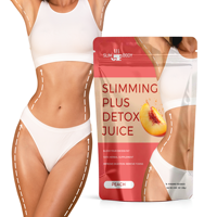 Infusion Détox Bien-être Premium Marque Blanche OEM ODM pour Stimuler le Métabolisme et Nettoyer le Corps, Saveur Pêche, Cure de 14 Jours, Thé Détoxifiant pour le Côlon