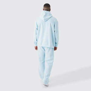 Ensemble de survêtement unisexe 100% coton respirant, écologique, à séchage rapide, personnalisé pour homme, avec techniques d'impression, jogging d'hiver - Product Image 3