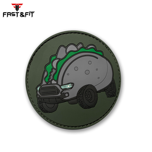 Parche de PVC de nuevo diseño de alta calidad ligero de la mejor calidad Logotipo de goma personalizado borde Merrow para ropa nuevo diseño Popular - Product Image 6