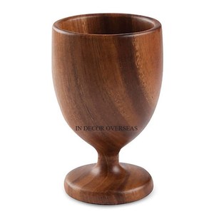 Floral Designer Black Color Powder Coated Exterior And Gold Plated Interior Superior Quality Metal Made Red Wine <b>Goblet</b> <b>Glass</b> - Product Image 4