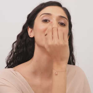 สร้อยข้อมือรูปหัวใจสีโรสโกลด์พร้อมกำไลข้อมือแฟชั่นเปลือกหอย - Product Image 3