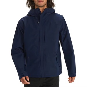 เสื้อแจ็กเก็ตกันน้ำสำหรับผู้ชายเสื้อแจ็กเก็ตกันน้ำทำจากโพลีเอสเตอร์มีฮู้ดสำหรับกันฝนสำหรับใส่ออกแคมป์ปิ้งดีไซน์ใหม่100% - Product Image 1