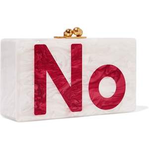 Fabricante SCI venta al por mayor de resina epoxi portátil Multi Shade Clutch bolsa de maquillaje móvil Partywear bolsa Luna forma resina regalo bolso - Product Image 4