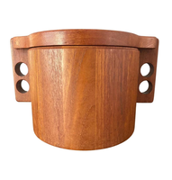 Design de luxe seau à glace en bois refroidisseur champagne seau pour whisky vodka refroidisseur nouveau produit seau à glace en bois