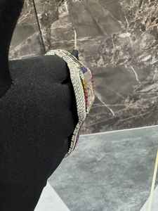 Montre Hip Hop pour homme en acier inoxydable avec verre en alliage de moissanite VVS, diamants blancs, mouvement à quartz, style business, cadeau - Product Image 3