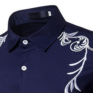 Camisas bordadas de manga larga para hombre, ropa informal de verano, superventas, precio barato, gran oferta, camisas bordadas - Product Image 5