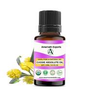 Vente en Gros Huile Absolue d'Acacia Farnesiana Huile Essentielle Pure de Fleurs