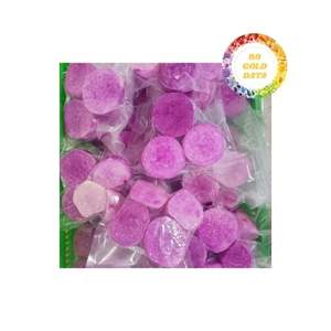 Délicieuse igname violette congelée avec une texture douce de teinte violette naturelle et un arôme doux, idéale pour cuisiner des desserts et des recettes de boissons - Product Image 1