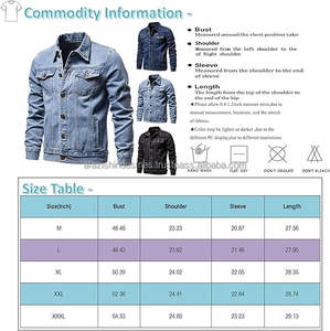 Chaquetas vaqueras de alta calidad para hombre, chaqueta vaquera Vintage desgastada, chaqueta cortavientos de un solo pecho, chaqueta ajustada, abrigo para hombre - Product Image 4
