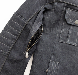 Nouvelle veste en jean décontractée personnalisable pour hommes, vestes en jean respirantes de qualité supérieure pour hommes de style unique du Pakistan - Product Image 6