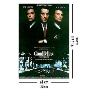 GoodFellas <b>Poster</b> Modern Design Style Black <b>Frame</b> Paper Material for Wall Usage - Product Image 4