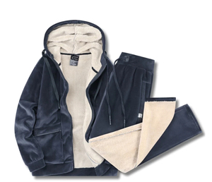 Chándal de lana de tecnología deportiva personalizado para hombre, nuevo diseño, venta al por mayor, trajes deportivos para correr con cosas calientes y buenas para deportes de invierno - Product Image 1