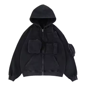 Nouvel Arrivage – Sweat à Capuche Zippé Unisexe Personnalisé de Haute Qualité 100% Coton Polaire/Terry Français Séchage Rapide & Respirant – Collection 2025 – Vente Flash - Product Image 3