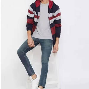 Vente en gros de sweats à capuche zippés personnalisés pour hommes, sweats à capuche zippés surdimensionnés avec logo personnalisé, unisexe, de haute qualité, respirants pour l'hiver - Product Image 6