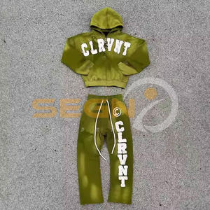 ชุดวอร์มคุณภาพสูงสำหรับผู้ชายและผู้ใหญ่ชุดวอร์มแบบซิปรูดแบบซับลิเมชันออกแบบได้ตามต้องการผ้าฝ้าย100% ลำลองระบายอากาศได้ดี - Product Image 1