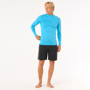 T-shirt de sport à manches longues pour homme, col rond, coupe ajustée, vêtements d'entraînement, t-shirt à manches longues, rashguard de sport - Product Image 2