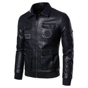 Veste en cuir unisexe de qualité supérieure, élégante, respirante et coupe-vent, écologique, prête pour l'hiver, veste de moto, vente en gros disponible - Product Image 4