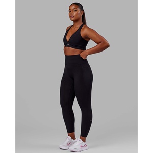 O.G. Fusion Ultra High-Rise Full-Length <b>Legging</b> with <b>Pockets</b>-Breathable Nylon Spandex Tights for Sports - Product Image 2