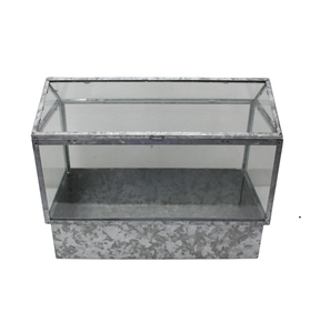 Nouvelle arrivée boîte carrée en fer gris oxydase couleur boîte de rangement de style moderne pour une utilisation maison décorative à la main article - Product Image 3