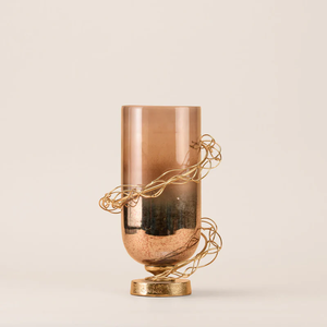 OEM Manufacturer Metal And <b>Glass</b> <b>Flower</b> <b>Vase</b> For Office Desk Decoration Creating Professional And Artistic Interior Atmosphere - Product Image 3